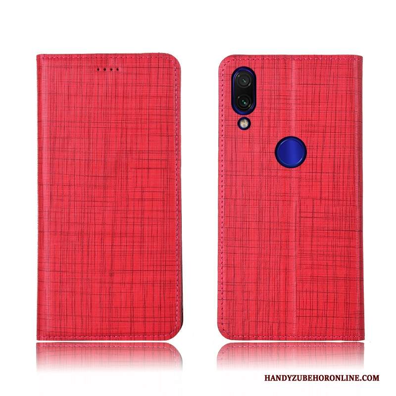 Custodia Redmi 7 Silicone Piccola Rosso, Cover Redmi 7 Protezione Nuovo Morbido