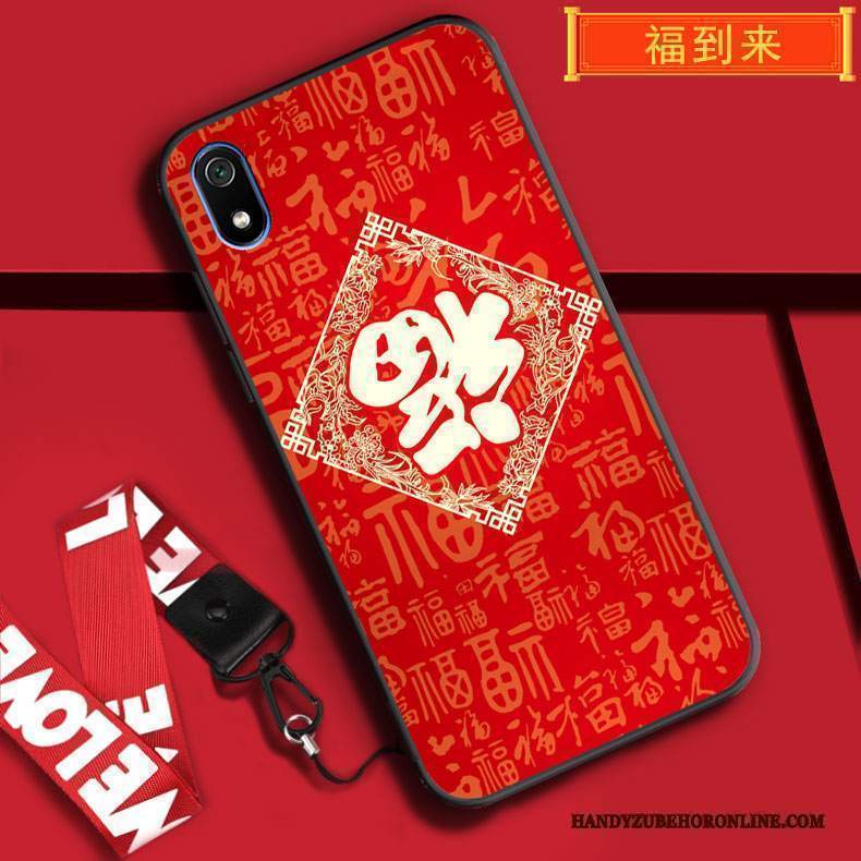 Custodia Redmi 7a Cartone Animato Festivo Tutto Incluso, Cover Redmi 7a Protezione Telefono Ornamenti Appesi