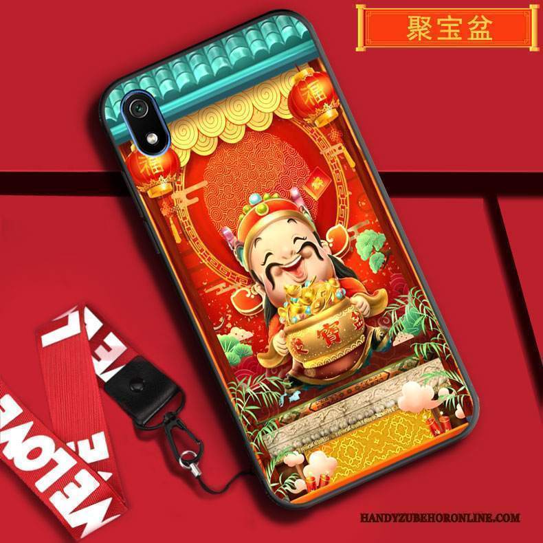 Custodia Redmi 7a Cartone Animato Festivo Tutto Incluso, Cover Redmi 7a Protezione Telefono Ornamenti Appesi