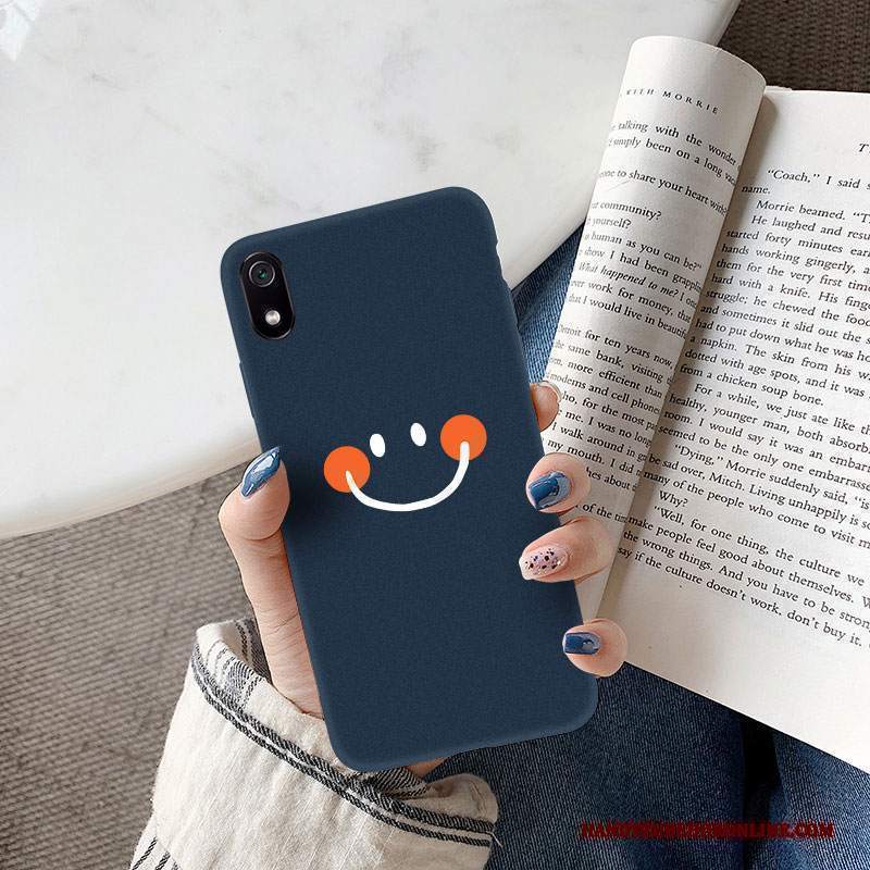 Custodia Redmi 7a Cartone Animato Nero Piccola, Cover Redmi 7a Creativo Morbidotelefono