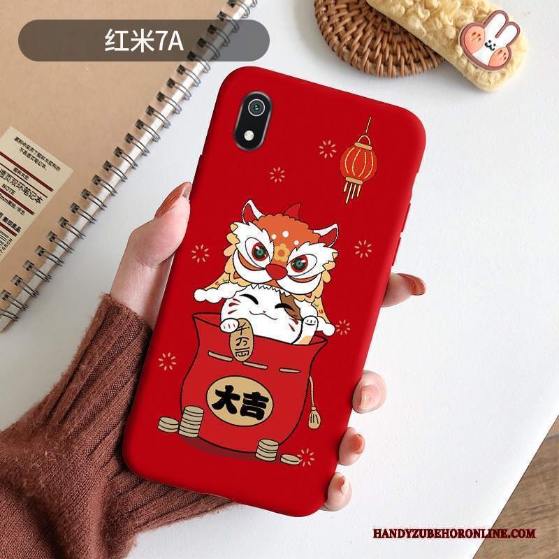 Custodia Redmi 7a Creativo Grande Tendenza, Cover Redmi 7a Silicone Piccola Morbido