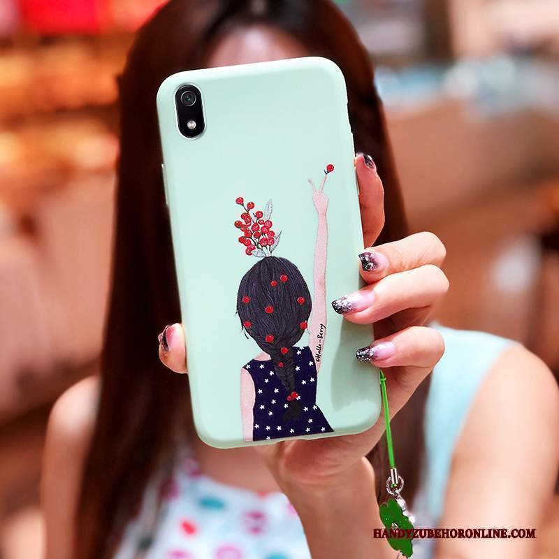 Custodia Redmi 7a Morbidotelefono, Cover Redmi 7a Anti-caduta Verde