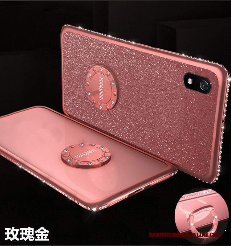 Custodia Redmi 7a Protezione Morbido Tendenza, Cover Redmi 7a Rosso Sottili