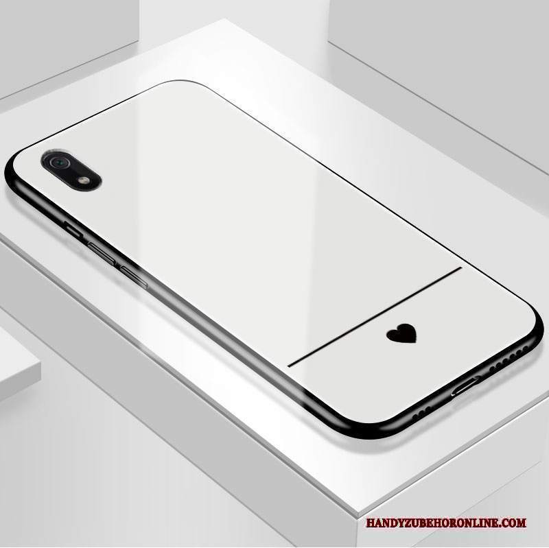 Custodia Redmi 7a Protezione Radiante Bianco, Cover Redmi 7a Telefono Nero