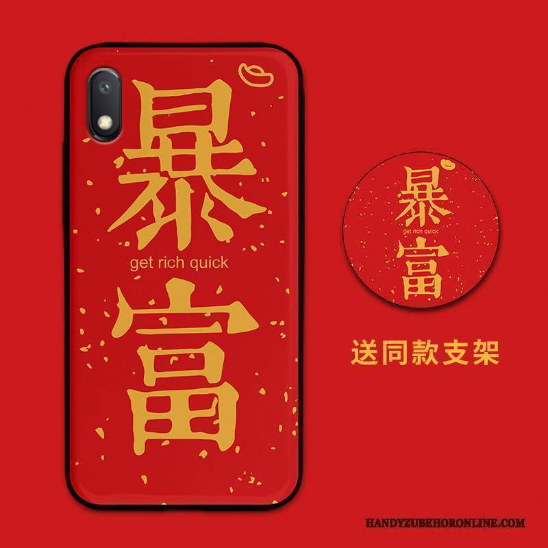 Custodia Redmi 7a Protezione Specchio Amanti, Cover Redmi 7a Cartone Animato Telefono Difficile