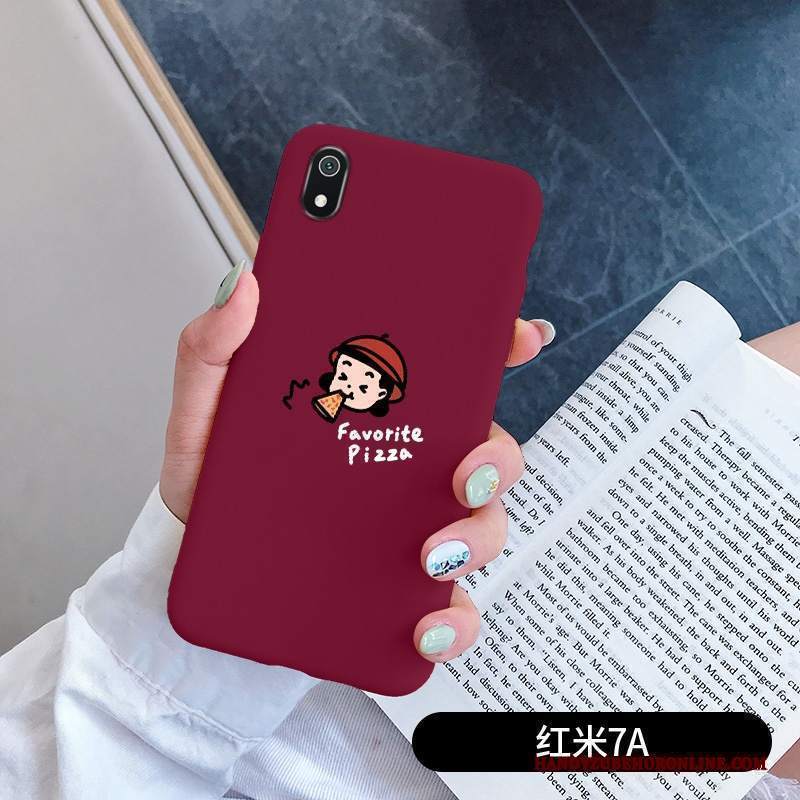 Custodia Redmi 7a Protezione Telefono Blu, Cover Redmi 7a Cartone Animato Morbido Sottile