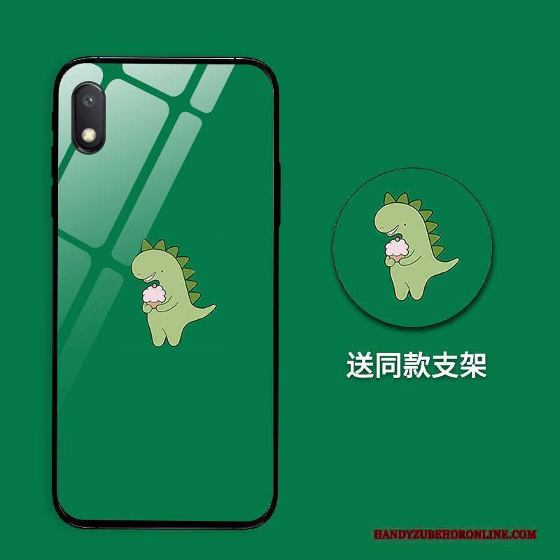 Custodia Redmi 7a Silicone Animale Amanti, Cover Redmi 7a Cartone Animato Specchio Anti-caduta