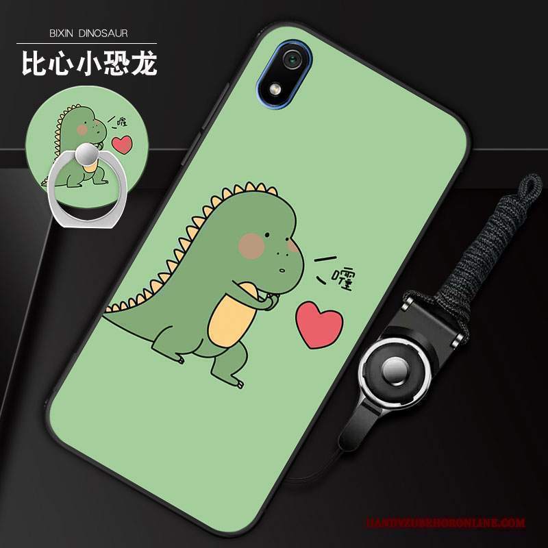 Custodia Redmi 7a Silicone Anti-caduta Supporto, Cover Redmi 7a Protezione Verde Piccola