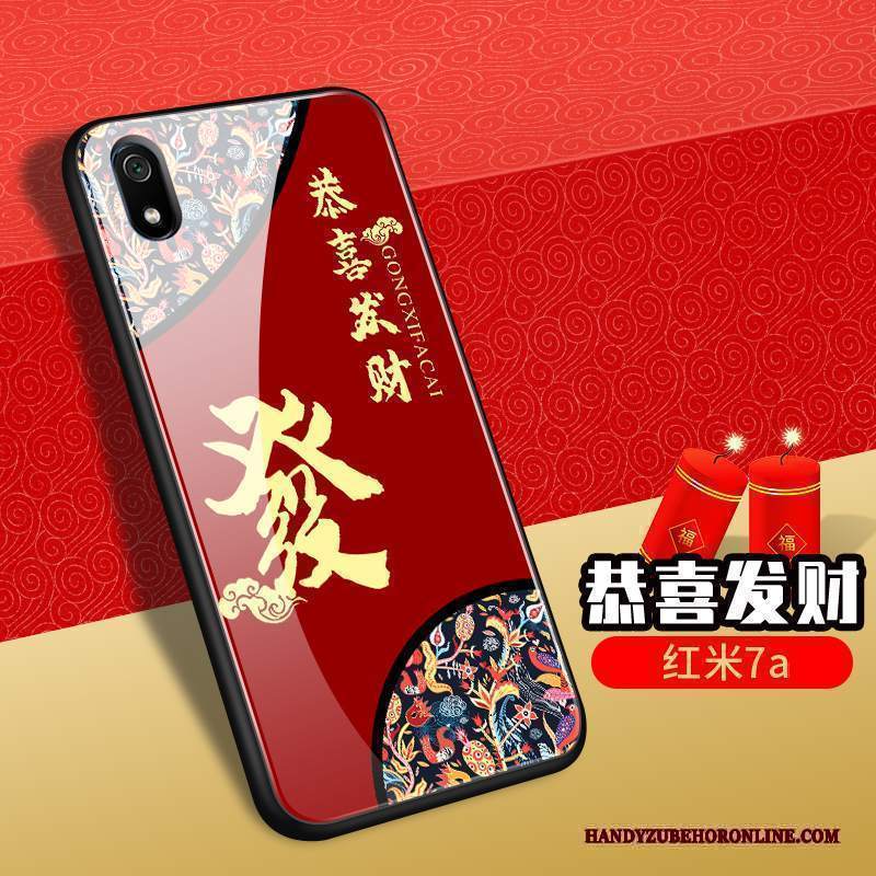 Custodia Redmi 7a Silicone Festivo Anti-caduta, Cover Redmi 7a Protezione Morbido Piccola