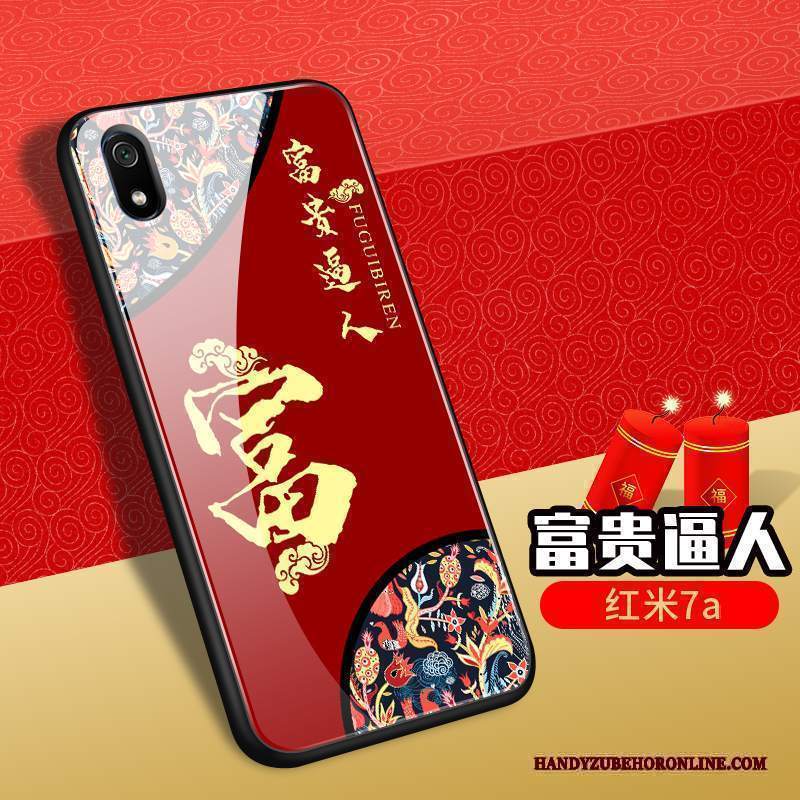 Custodia Redmi 7a Silicone Festivo Anti-caduta, Cover Redmi 7a Protezione Morbido Piccola