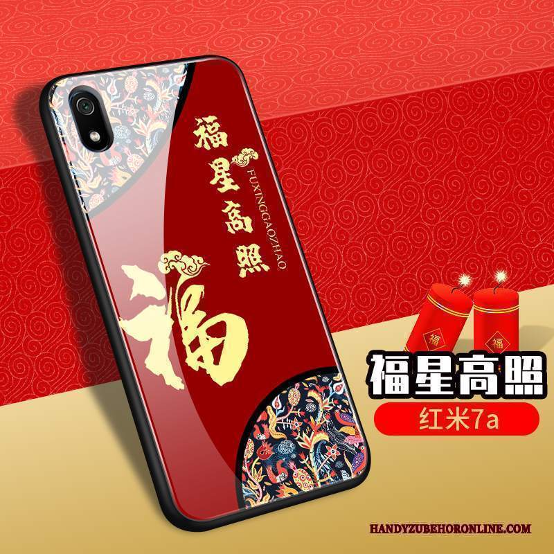 Custodia Redmi 7a Silicone Festivo Anti-caduta, Cover Redmi 7a Protezione Morbido Piccola