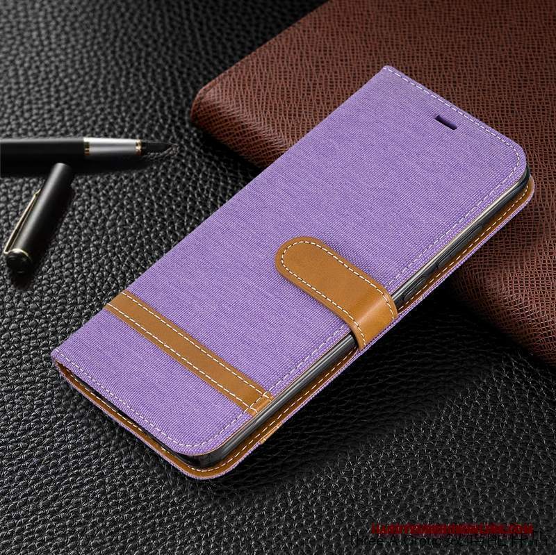 Custodia Redmi 8 Pelle Carta Affari, Cover Redmi 8 Folio Rossotelefono