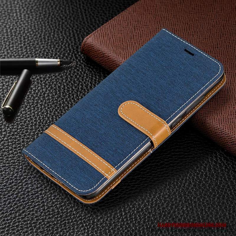 Custodia Redmi 8 Pelle Carta Affari, Cover Redmi 8 Folio Rossotelefono