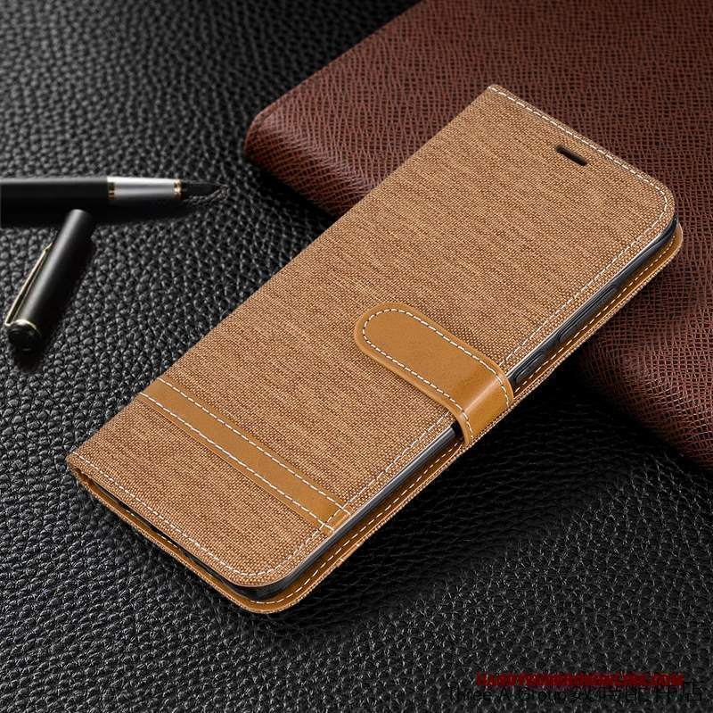 Custodia Redmi 8 Pelle Carta Affari, Cover Redmi 8 Folio Rossotelefono