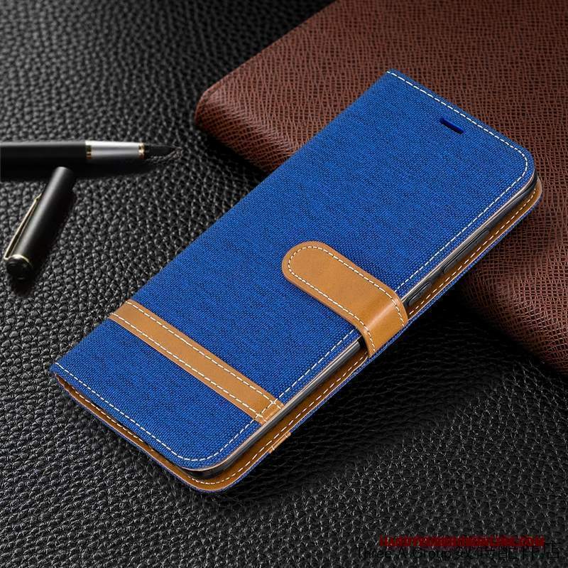 Custodia Redmi 8 Pelle Carta Affari, Cover Redmi 8 Folio Rossotelefono