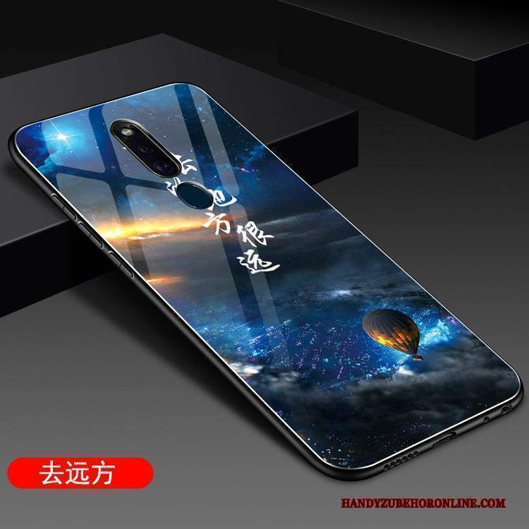 Custodia Redmi 8 Protezione Specchio Difficile, Cover Redmi 8 Creativo Blu Anti-caduta