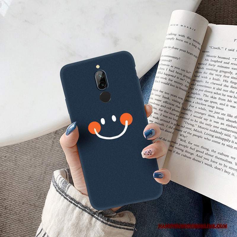 Custodia Redmi 8 Silicone Anti-caduta Tutto Incluso, Cover Redmi 8 Cartone Animato Smiley Macchiati