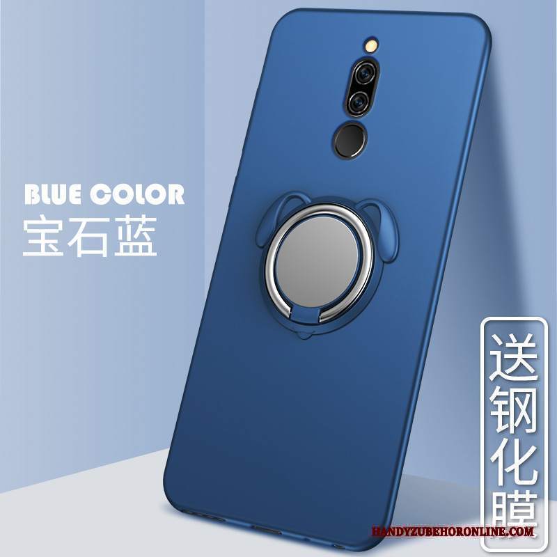 Custodia Redmi 8 Silicone Macchiati Ring, Cover Redmi 8 Protezione Blutelefono