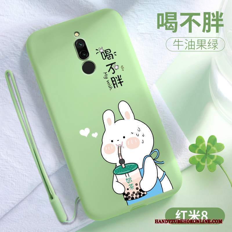 Custodia Redmi 8 Silicone Pellicola Protettiva Tutto Incluso, Cover Redmi 8 Protezione Verde Piccola