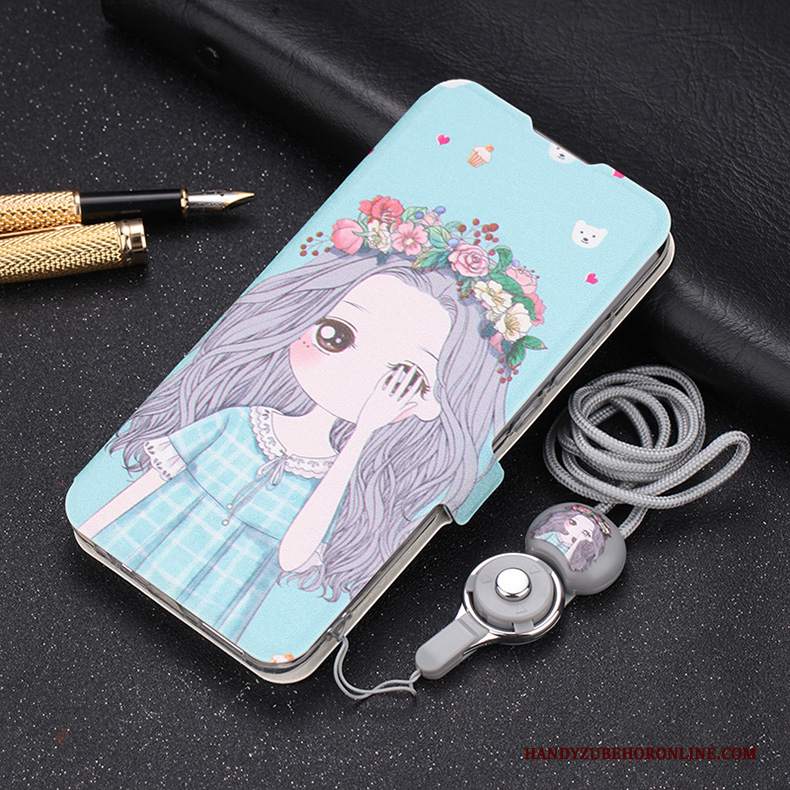 Custodia Redmi 8a Cartone Animato Macchiati Piccola, Cover Redmi 8a Folio Anti-caduta Nero