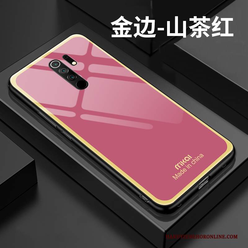 Custodia Redmi 9 Creativo Bello Piccola, Cover Redmi 9 Protezione Net Red Marchio Di Tendenza