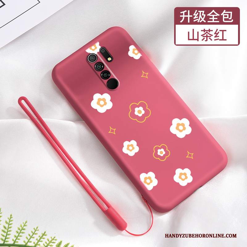 Custodia Redmi 9 Silicone Fresco Piccola, Cover Redmi 9 Protezione Tendenza Ornamenti Appesi