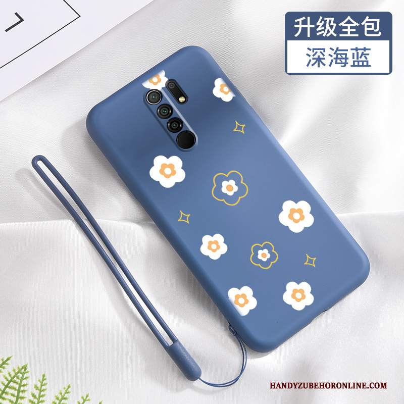 Custodia Redmi 9 Silicone Fresco Piccola, Cover Redmi 9 Protezione Tendenza Ornamenti Appesi