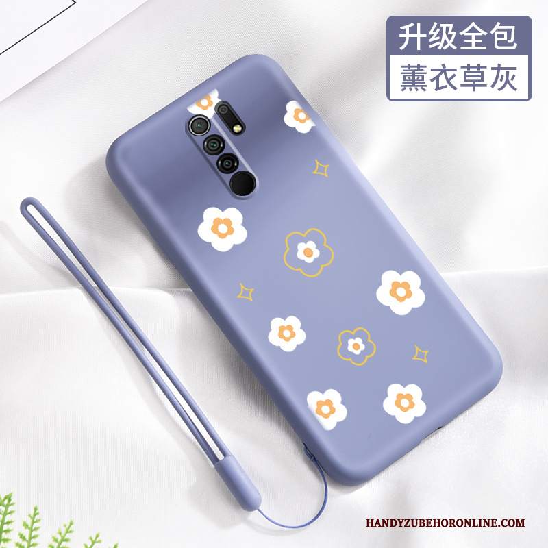 Custodia Redmi 9 Silicone Fresco Piccola, Cover Redmi 9 Protezione Tendenza Ornamenti Appesi