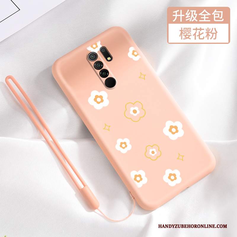 Custodia Redmi 9 Silicone Fresco Piccola, Cover Redmi 9 Protezione Tendenza Ornamenti Appesi