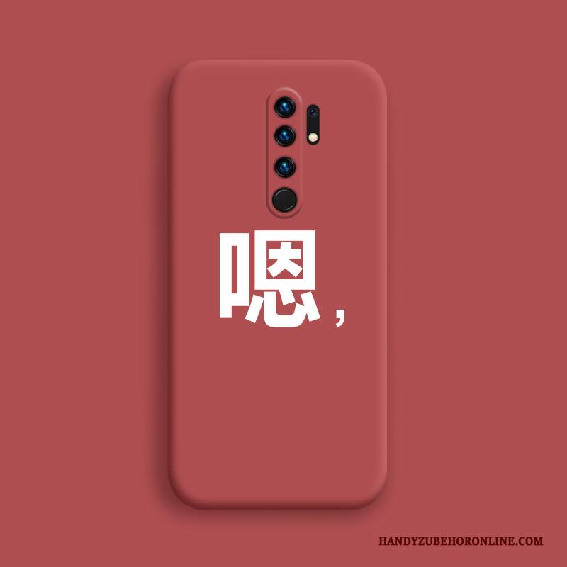 Custodia Redmi 9 Silicone Giallo Rosso, Cover Redmi 9 Tendenza Marchio Di Tendenza