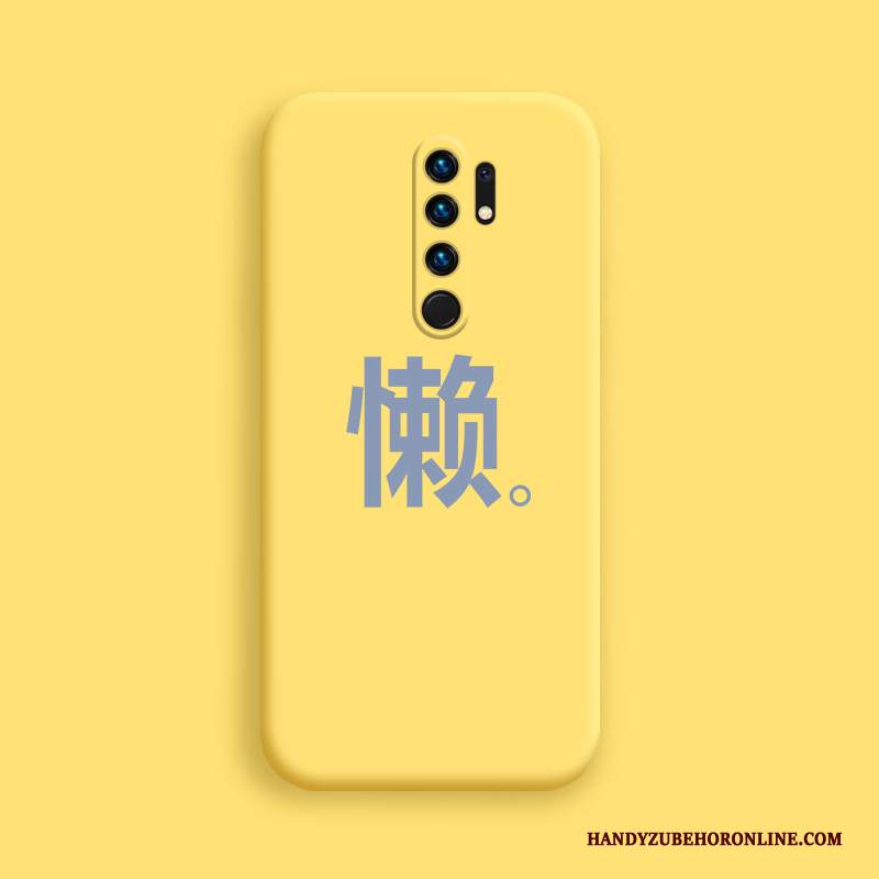 Custodia Redmi 9 Silicone Giallo Rosso, Cover Redmi 9 Tendenza Marchio Di Tendenza