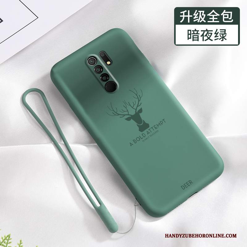 Custodia Redmi 9 Silicone Grigiotelefono, Cover Redmi 9 Protezione Macchiati Sottile