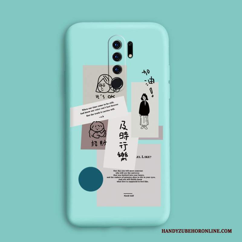 Custodia Redmi 9 Silicone Piccola Tutto Incluso, Cover Redmi 9 Protezione Telefono Nuovo