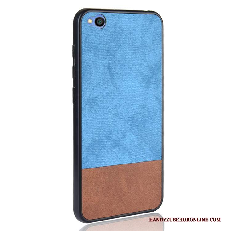 Custodia Redmi Go Pelle Piccola Blu, Cover Redmi Go Protezione Telefono Tendenza