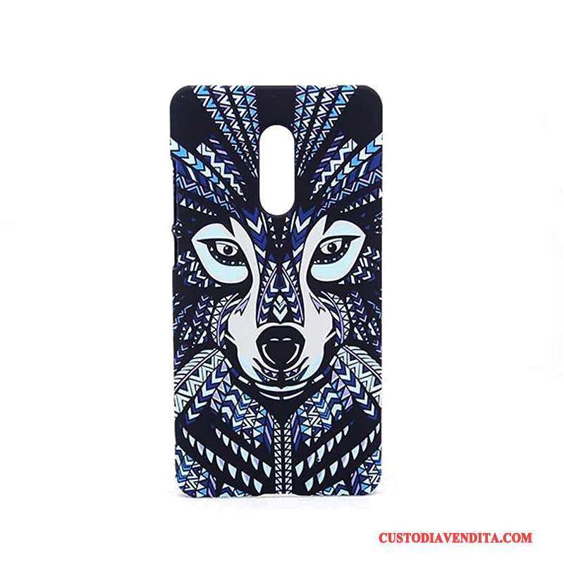 Custodia Redmi Note 4x Cartone Animato Rosso Animale, Cover Redmi Note 4x Goffratura Telefono Macchiati