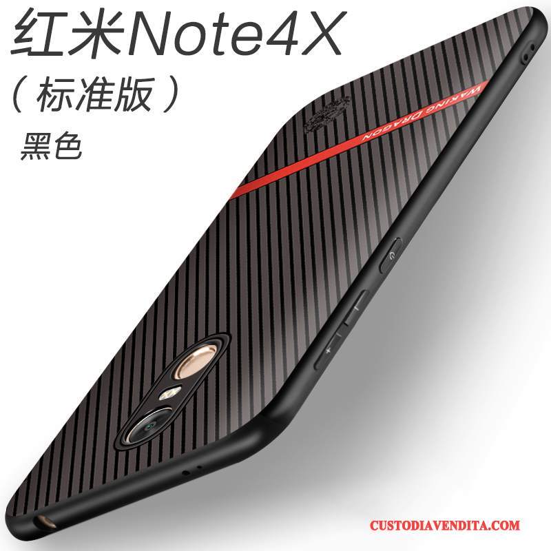 Custodia Redmi Note 4x Goffratura Affaritelefono, Cover Redmi Note 4x Protezione Alto Leggere