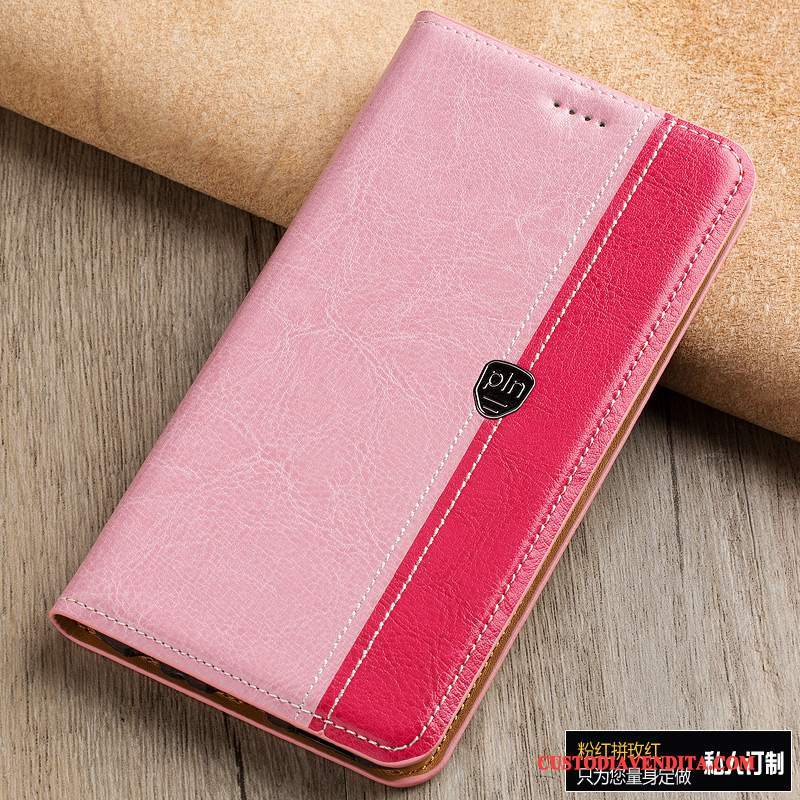 Custodia Redmi Note 4x Pelle Piccola Rosso, Cover Redmi Note 4x Colore Anti-cadutatelefono