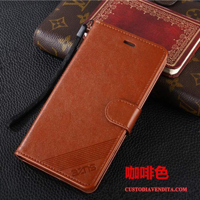 Custodia Redmi Note 4x Pelle Rosso Anti-caduta, Cover Redmi Note 4x Protezione Morbidotelefono