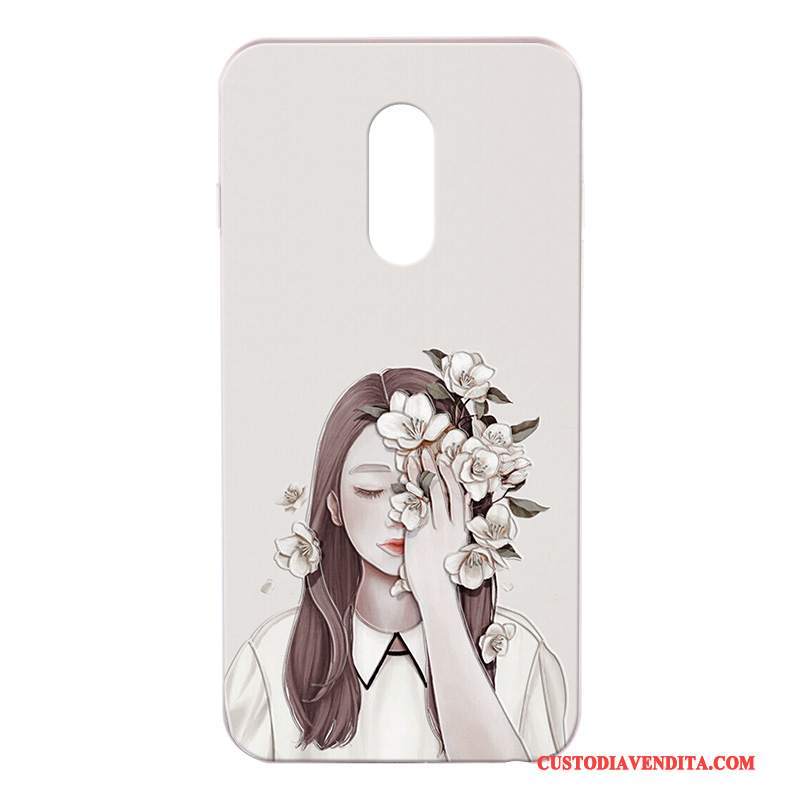 Custodia Redmi Note 4x Silicone Nuovo Morbido, Cover Redmi Note 4x Cartone Animato Telefono Bianco