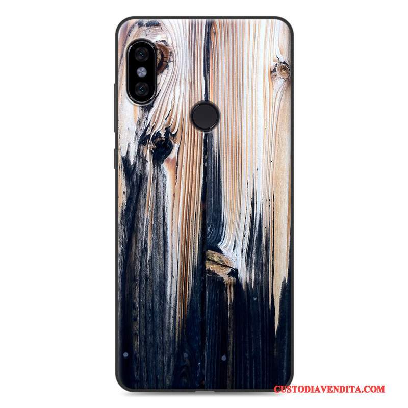 Custodia Redmi Note 5 Colore Legno Macchiati, Cover Redmi Note 5 Protezione Telefono Morbido