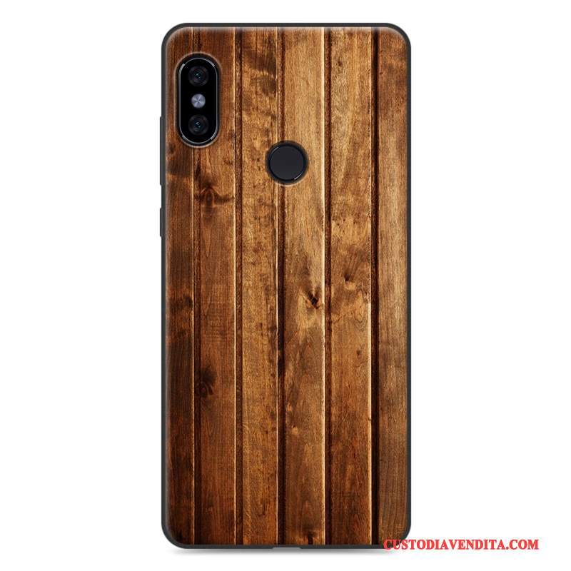 Custodia Redmi Note 5 Colore Legno Macchiati, Cover Redmi Note 5 Protezione Telefono Morbido