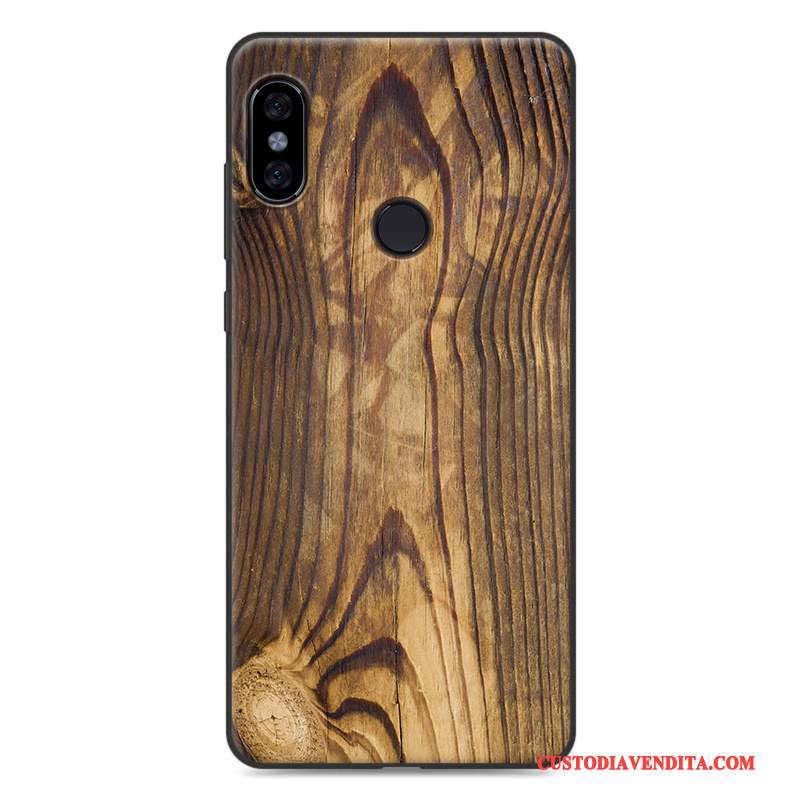 Custodia Redmi Note 5 Colore Legno Macchiati, Cover Redmi Note 5 Protezione Telefono Morbido