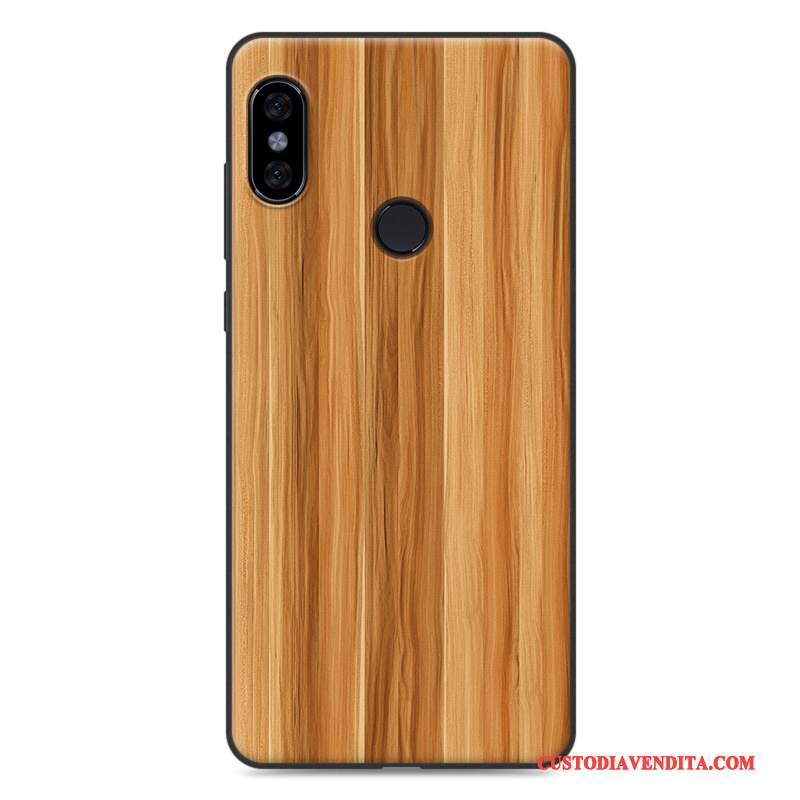 Custodia Redmi Note 5 Colore Legno Macchiati, Cover Redmi Note 5 Protezione Telefono Morbido