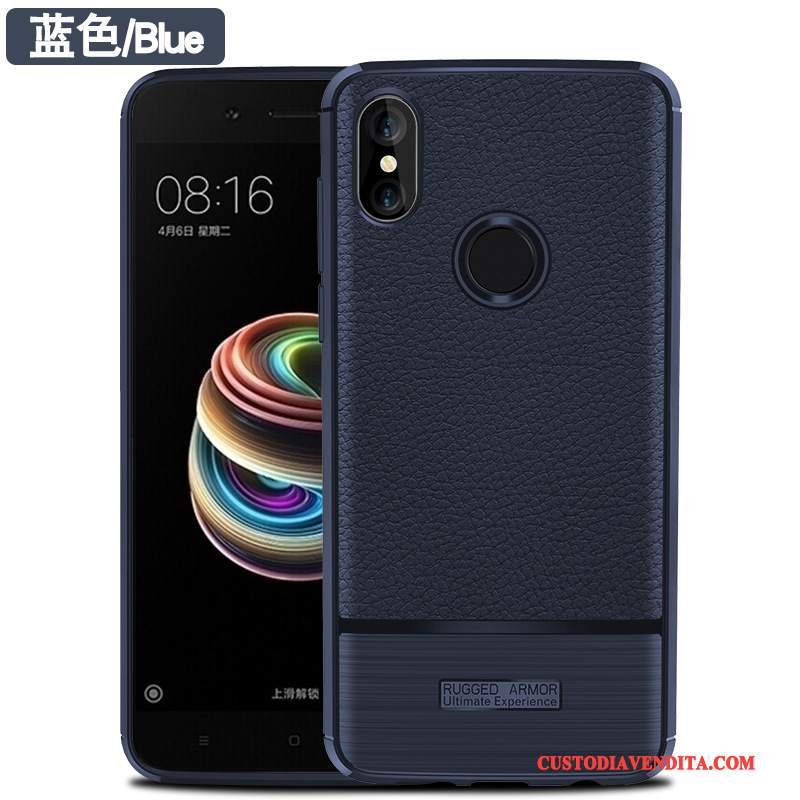 Custodia Redmi Note 5 Creativo Nero Anti-caduta, Cover Redmi Note 5 Protezione Telefono Tutto Incluso