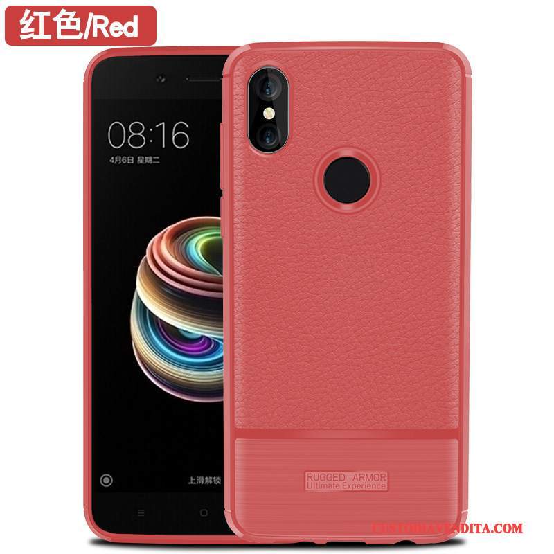 Custodia Redmi Note 5 Creativo Nero Anti-caduta, Cover Redmi Note 5 Protezione Telefono Tutto Incluso