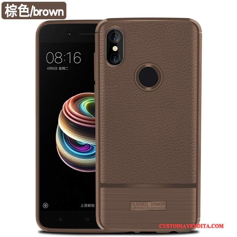 Custodia Redmi Note 5 Creativo Nero Anti-caduta, Cover Redmi Note 5 Protezione Telefono Tutto Incluso