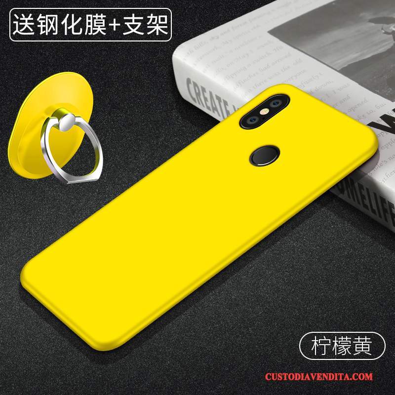 Custodia Redmi Note 5 Silicone Piccola Leggere, Cover Redmi Note 5 Protezione Rossotelefono