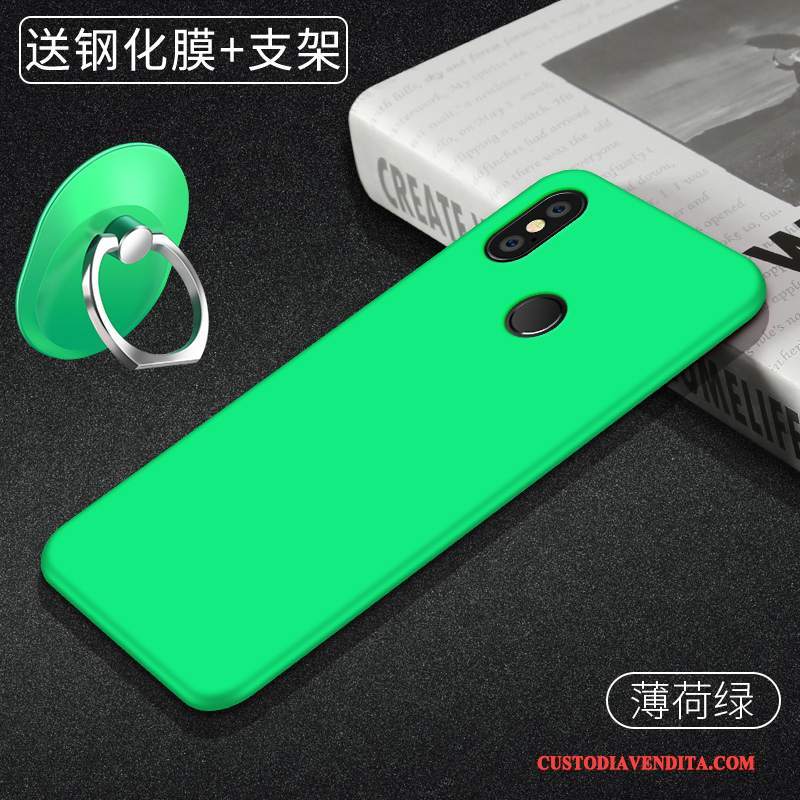 Custodia Redmi Note 5 Silicone Piccola Leggere, Cover Redmi Note 5 Protezione Rossotelefono