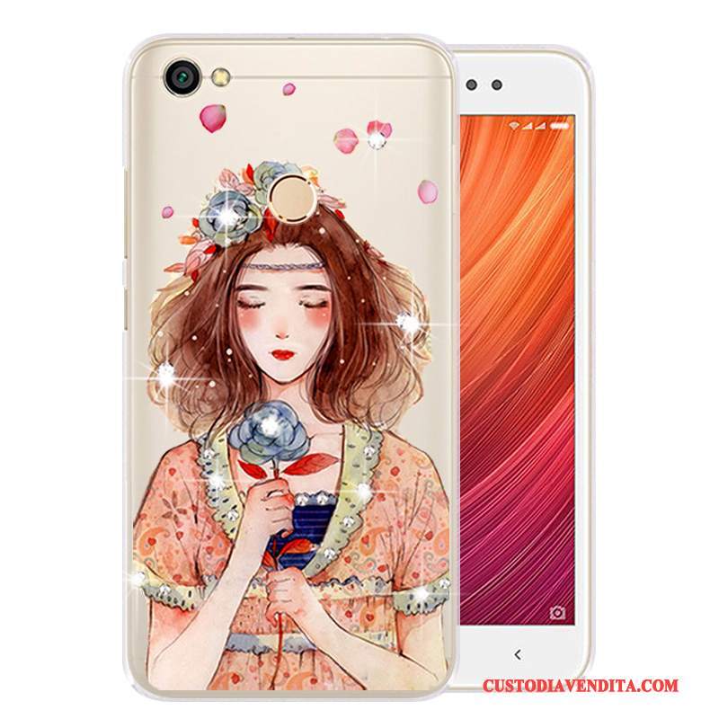 Custodia Redmi Note 5a Colore Rosso Piccola, Cover Redmi Note 5a Cartone Animato Altotelefono