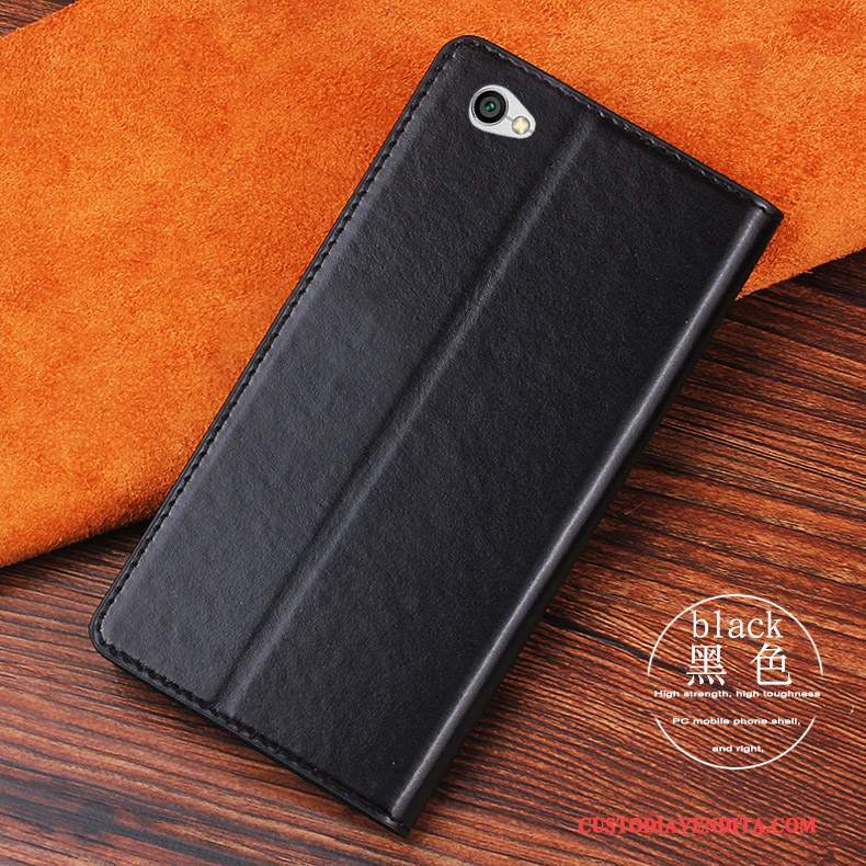 Custodia Redmi Note 5a Pelle Tutto Incluso Blu, Cover Redmi Note 5a Protezione Rosso Anti-caduta